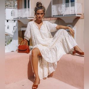 Spell & The Gypsy Collective Fairytale Anglaise Eyelet Gown